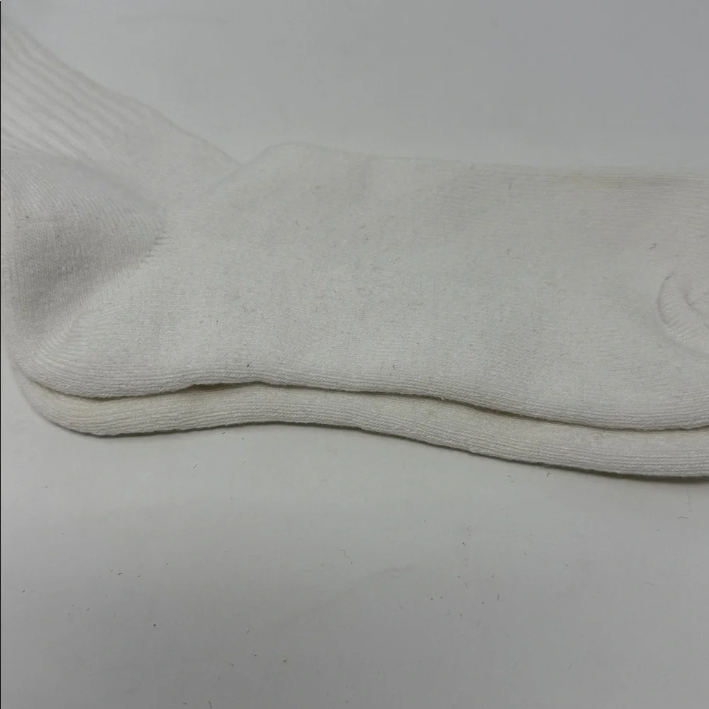 White Jumpman Jordan Socks with Red and Black Pattern NEW-No tags 7”sole